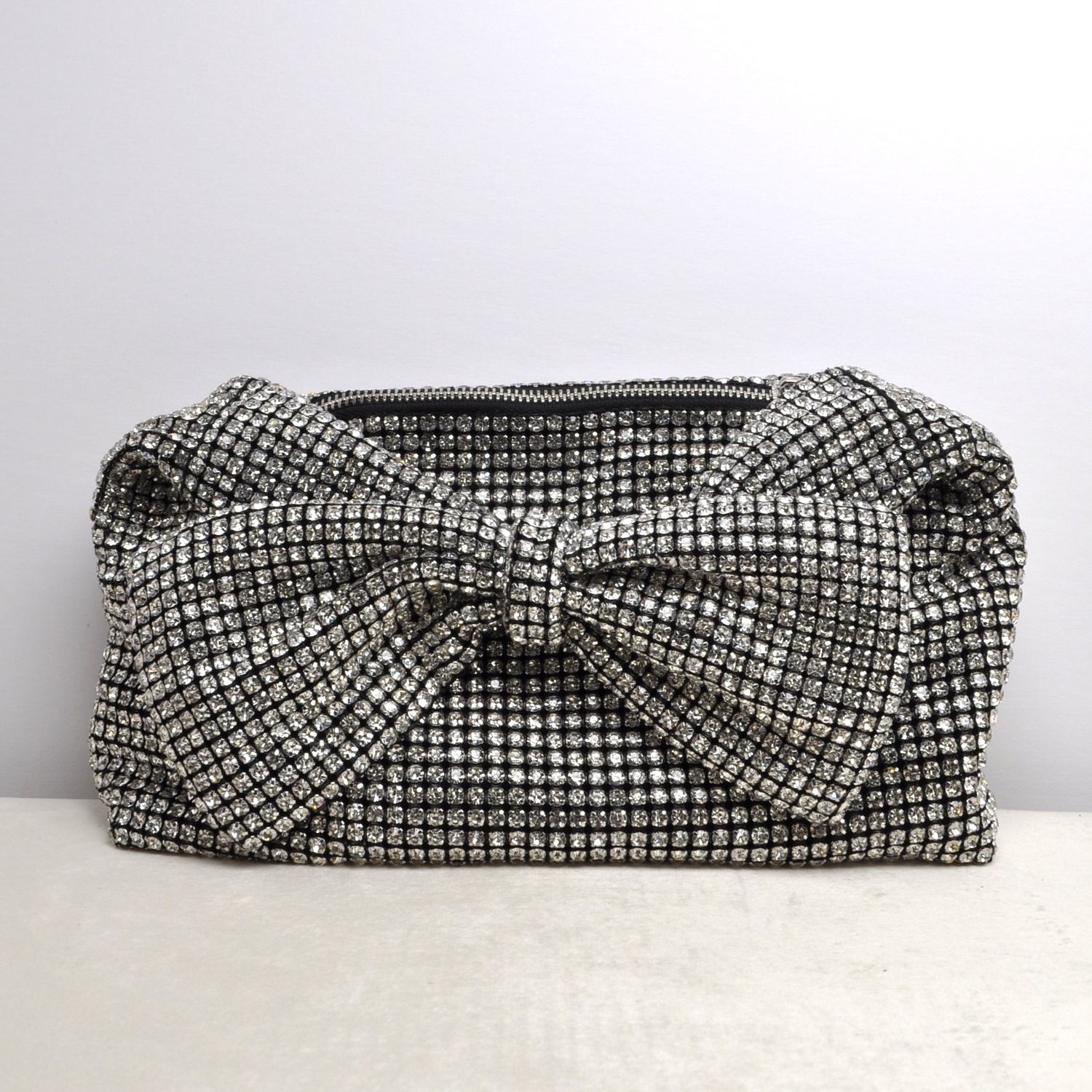 HF0183CSILV ALLOVR CRYS BOW PURS