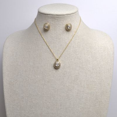 LD2949S1G CZ/G FRMD OVAL STN 18&quot; SET