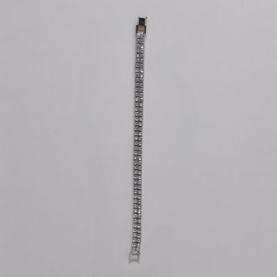 J84070B1S CZ/S 3MM 2 ROW TENNIS BRAC