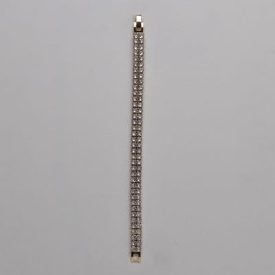CL0067B1G CZ/S 2 LINES SMLL RND ST BRAC