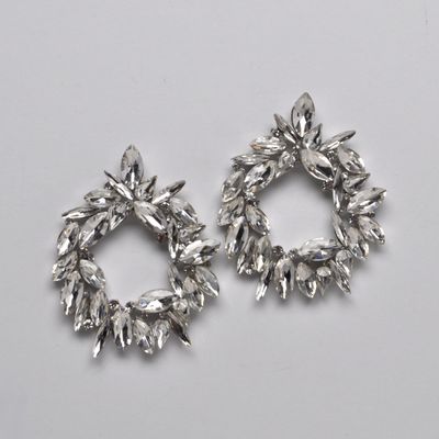 SI2435E1S CLR/S WREATH-LK EAR