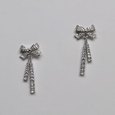 YJ2430E1S CZ/S BOW W/RIBBN EAR