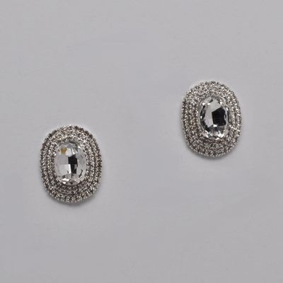 CC0053E1S CLR/S FRMD OVAL EAR