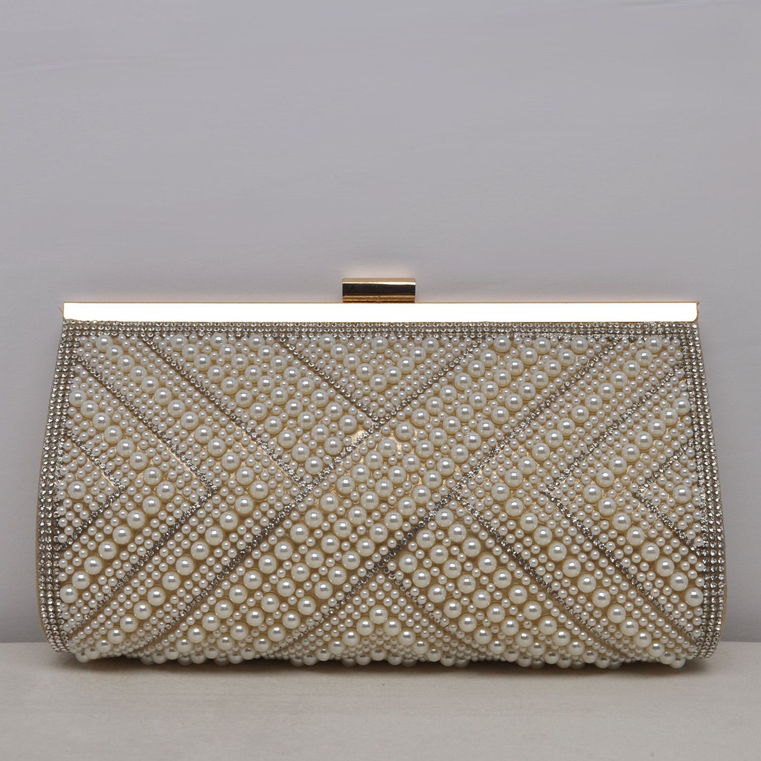 HF0191CGOLD PRL W/CRY LINES PUR