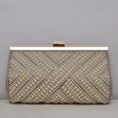 HF0191CGOLD PRL W/CRY LINES PUR