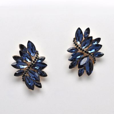 CJ0053E8G MON/G CLIP BIG LEAVES SHP EAR