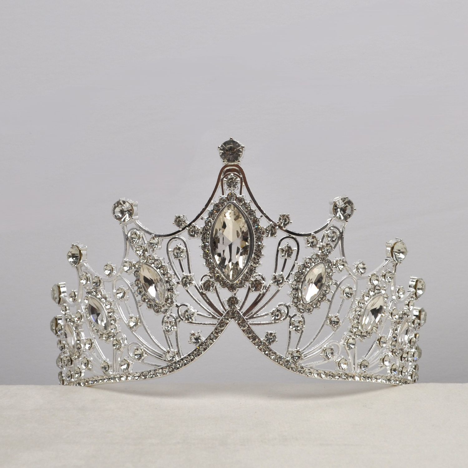 HJ032T1S CLR/S LRG MRQ STNS TIARA