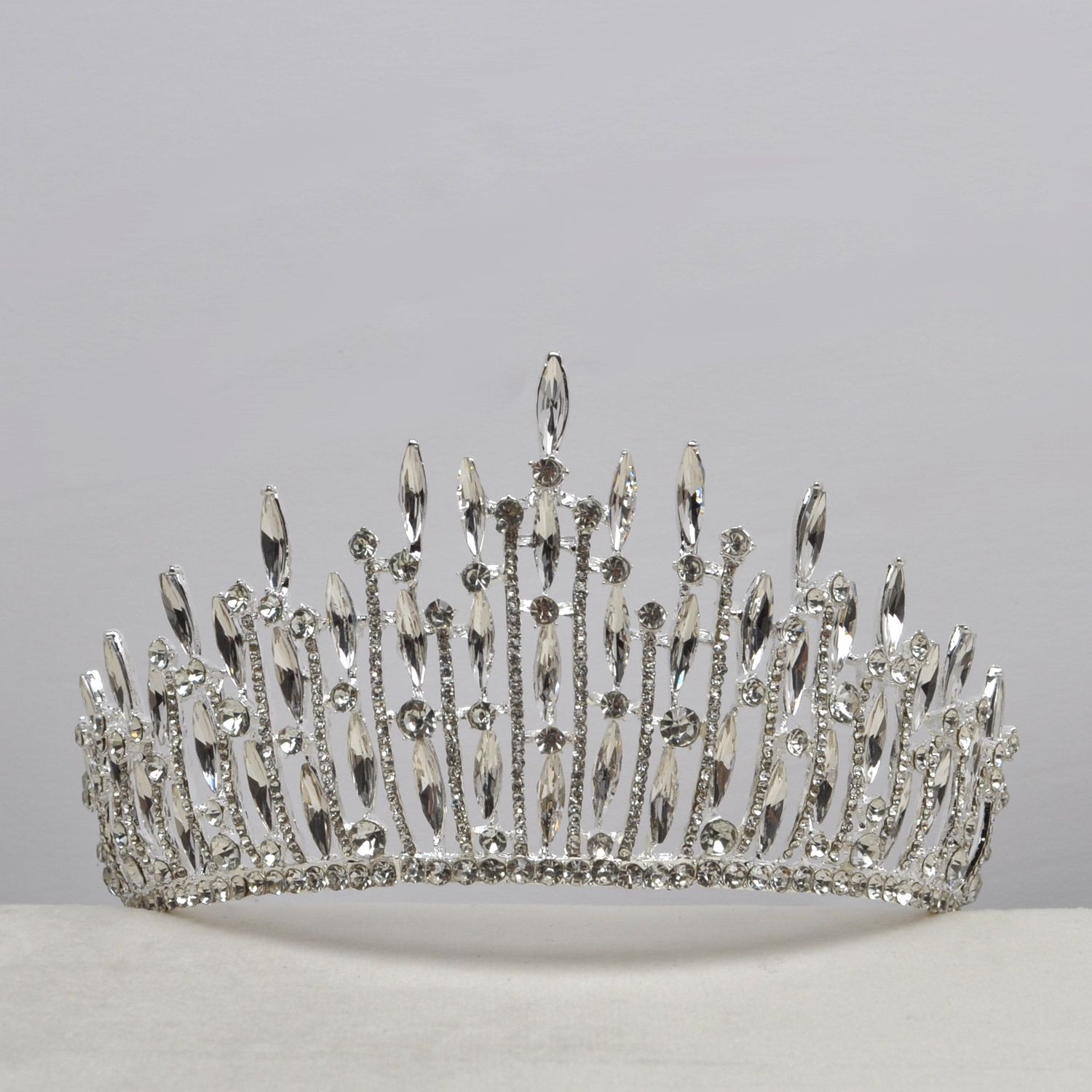 HJ2856T1S CLR/S MRQ STNS QUN TIARA