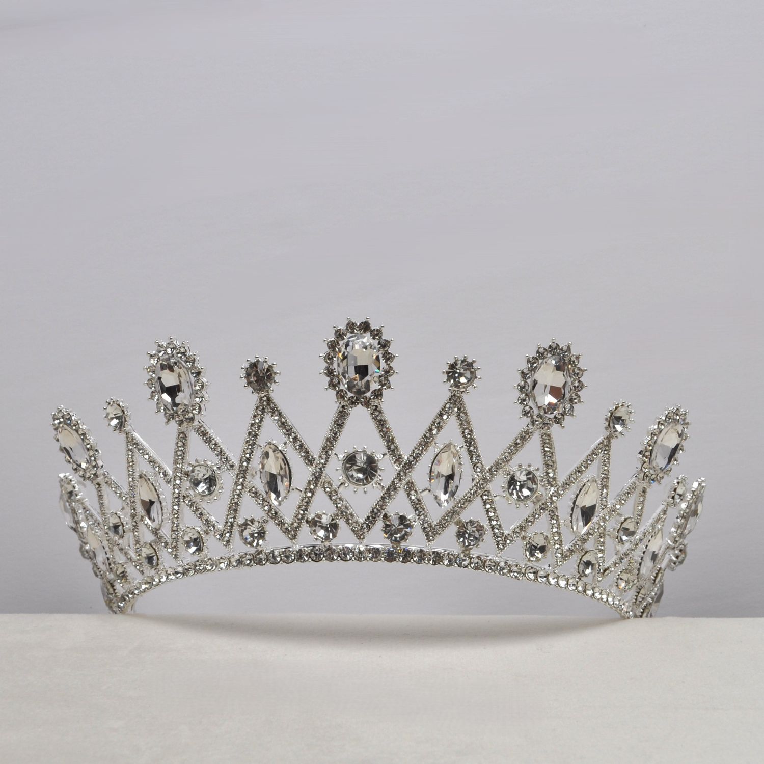 HJ3176T1S CLR/S QUEEN TIARA