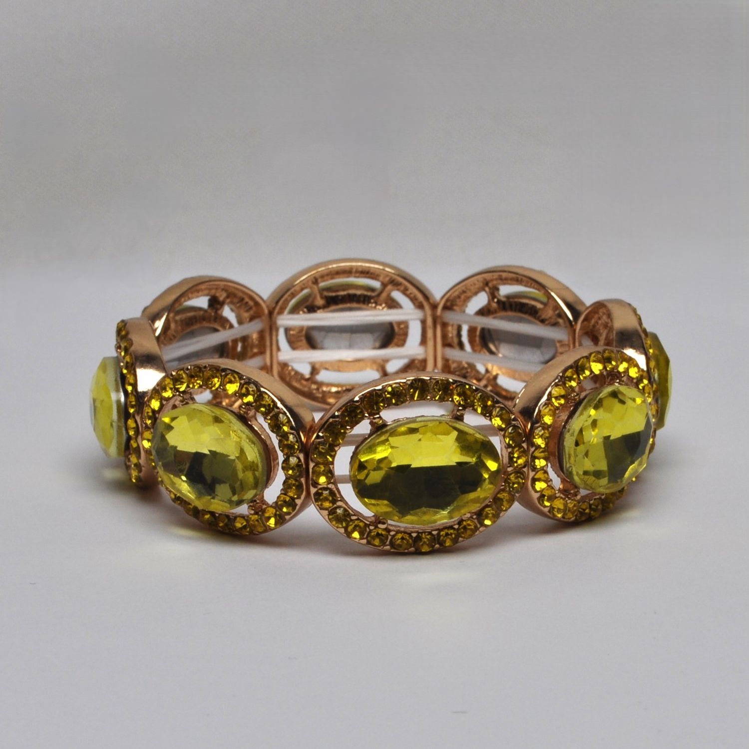 CJ0117B31G JON/G ONE ROW OVAL STRCH BRAC