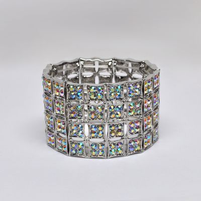 ES9835B3S AB/SIL 4 ROW SQUARE BRAC