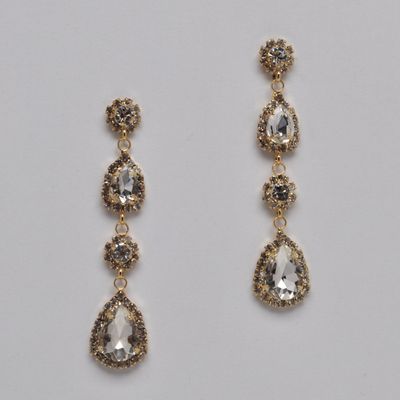 J28385E1G CLR/G LNKD RND &amp; TRDP STNS EAR