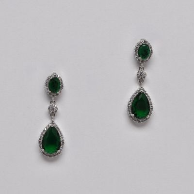 YJ2416E18S CZ/EM/S OVAL/TDRP DNGL EAR