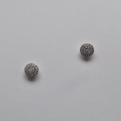HJ4275E1S CZ/S FRMD RND STN STUD EAR