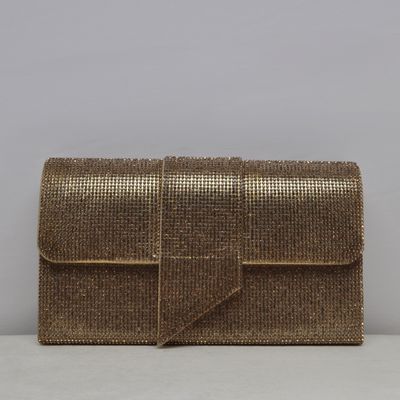 HF1248CGOLD BUCKL-LK PURS