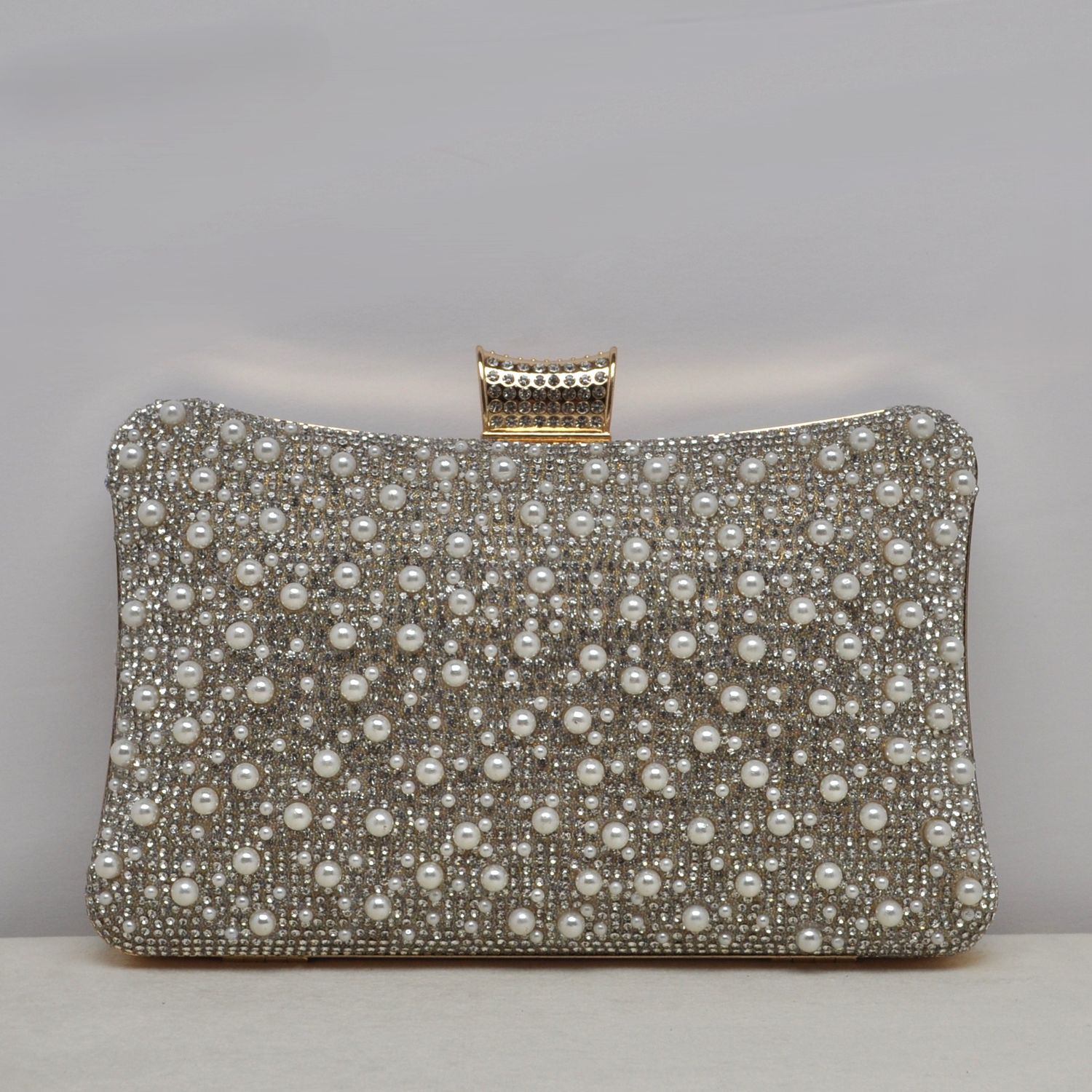 HF2171CGOLD LRG PRL DOTS &amp; GLD CRY P
