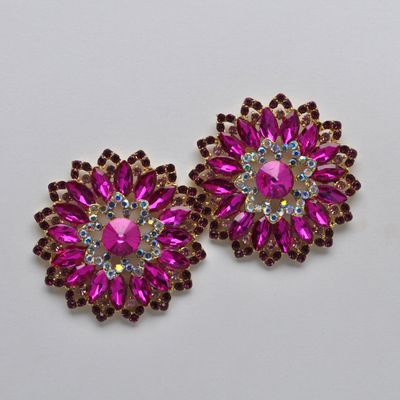 SI2460E27G FUSH/G RND SWRLY FLWR MARQ ER