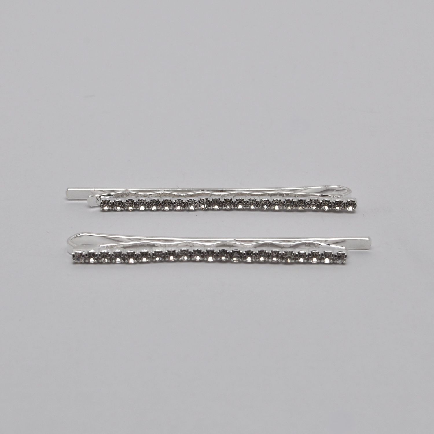 J0012H1S CLR/S 2MM 1 ROW BOBBY PINS