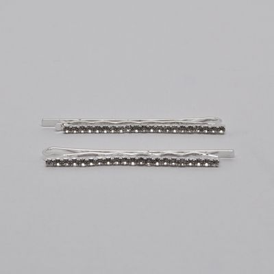 J0012H1S CLR/S 2MM 1 ROW BOBBY PINS