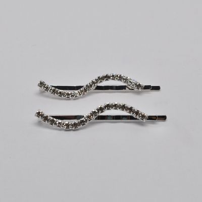 J0406H1S CRY/S WAVY STYLE BOBBY PINS