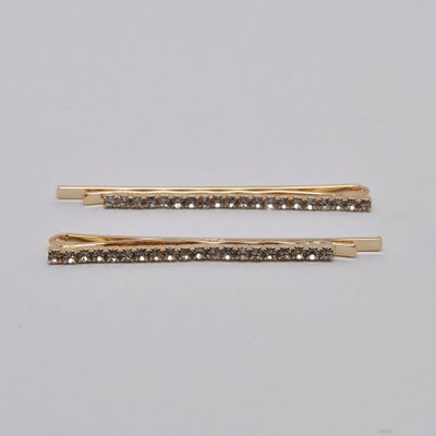 J0012H1G CLR/G 2MM 1 ROW BOBBY PINS