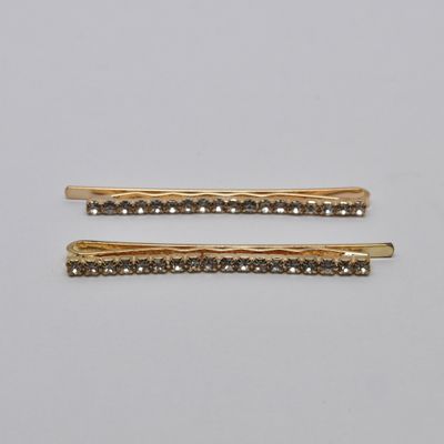 J0013H1G CLR/G 2.5MM 1 ROW BOBBY PINS
