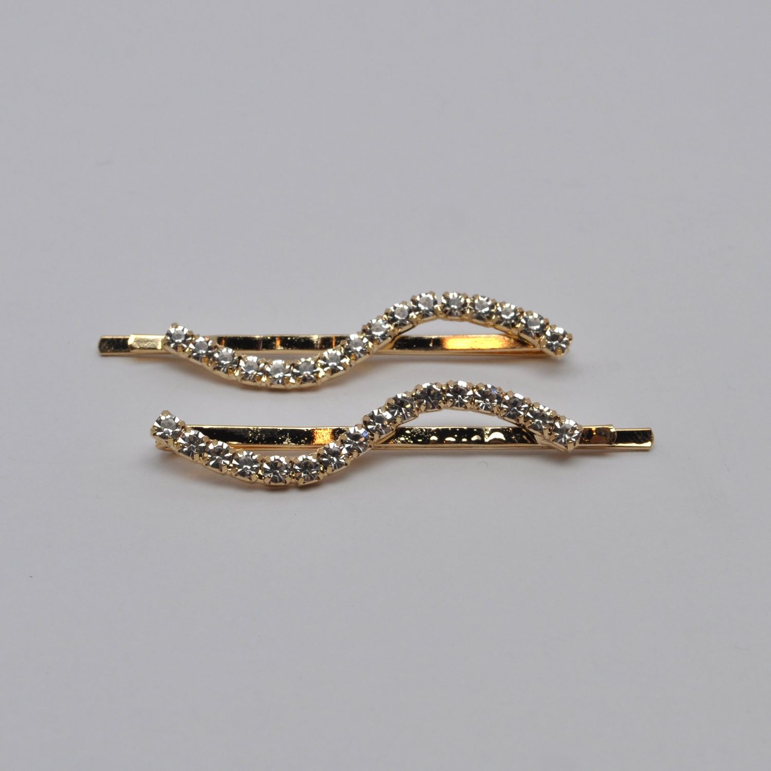 J0406H1G CRY/G WAVY STYLE BOBBY PINS