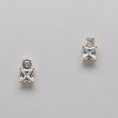 JM8417E1G CZ/G SML RND TOP &amp; SQUR LNKD EAR