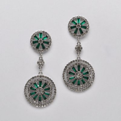 SI2115E18S1 EMRD/S LNKD ROUND SHP DNGL EAR