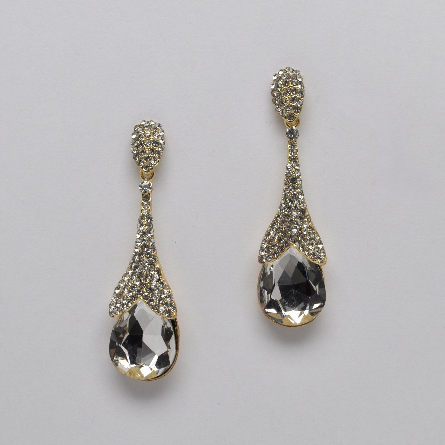 SI2246E1G CLR/G LRG TDRP W/PAVE STNS EAR