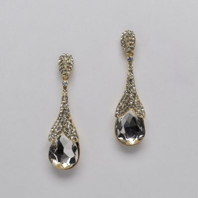 SI2246E1G CLR/G LRG TDRP W/PAVE STNS EAR