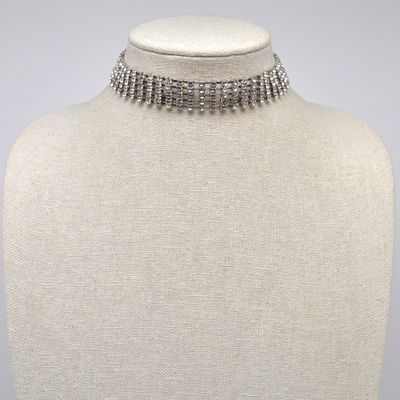 PB1421N1S CLR/S FIVE ROWS M RND STN NECK