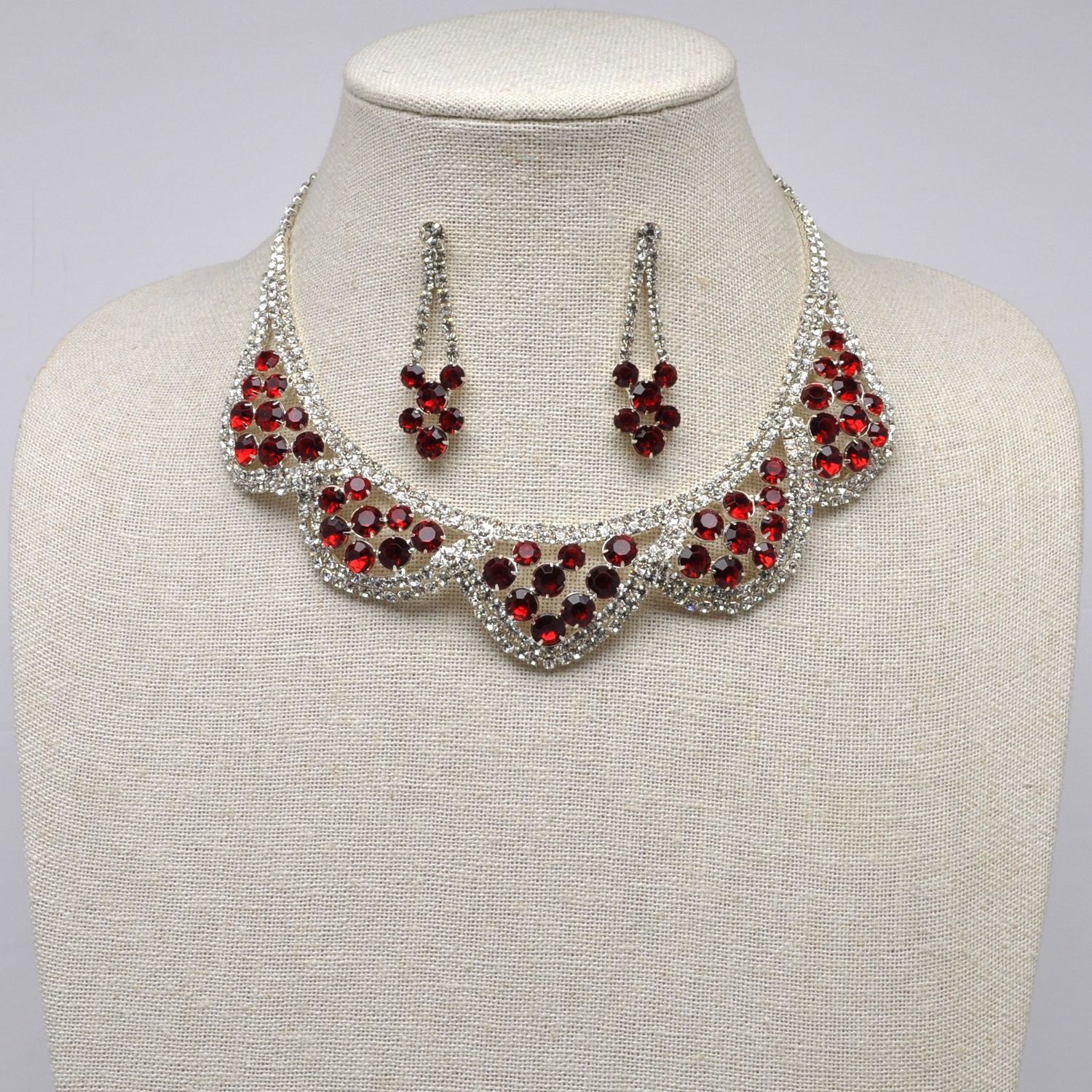 SX6013S10S1 SIAM/SIL 5 SCALLOP CLUSTER SET