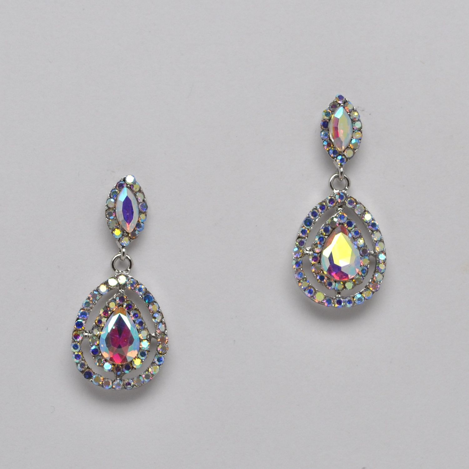 SI4852E3S  AB/S  DBL MARQUISE AND TRDRP DANGLE ER