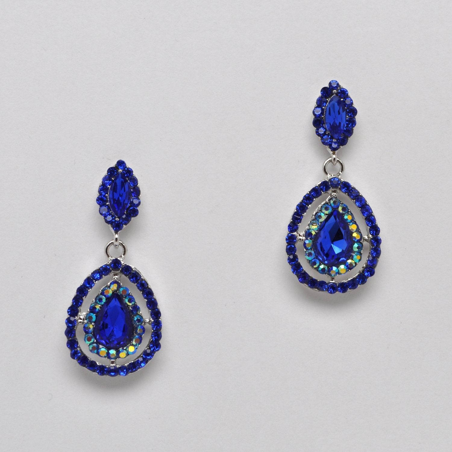 SI4852E12S SAPP/S DBL MARQUISE AND TRDRP DANGLE ER