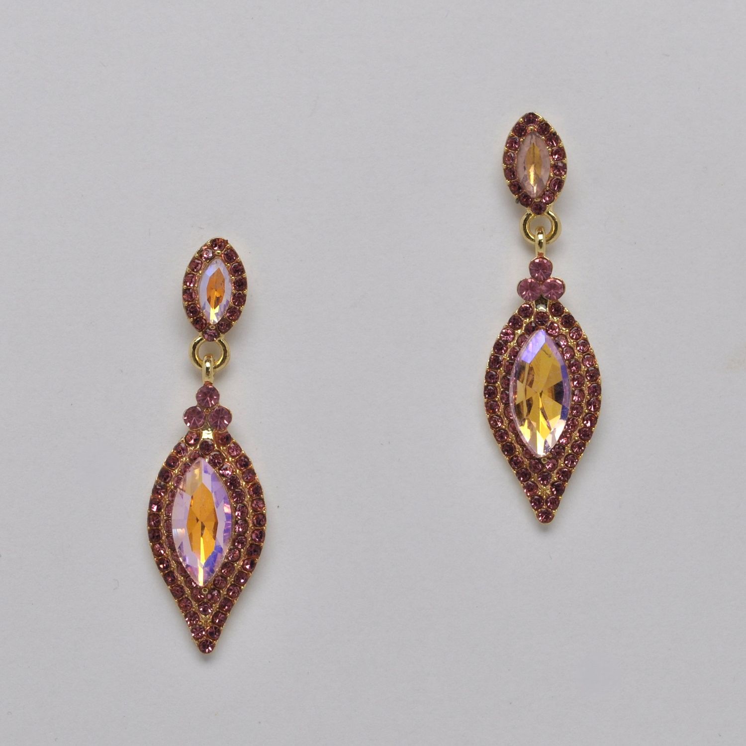 SI4853E33G LTROSE/G MRQS SMLL RND STN 1&quot; DNGLE EAR