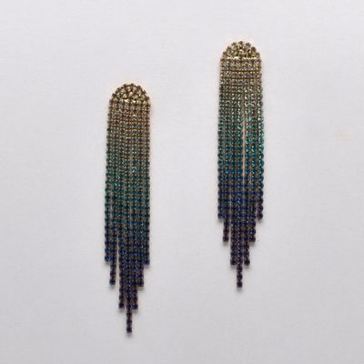 CC0002E13G12 AQ/SAPP/G OMBRE TASSL EAR