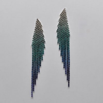 CC0004E13S12 AQUA/SAPP/SIL SML STNS TREE SHP ER