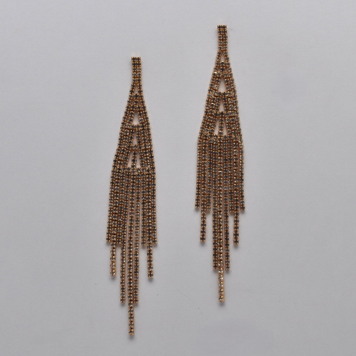 CC0077E1G CRYS/G LADDER STYLE &amp; TASSLE BTTM ER