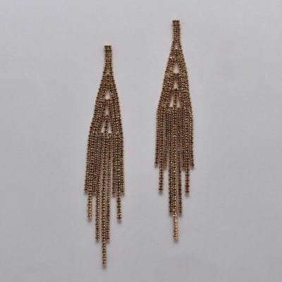 CC0077E1G CRYS/G LADDER STYLE &amp; TASSLE BTTM ER