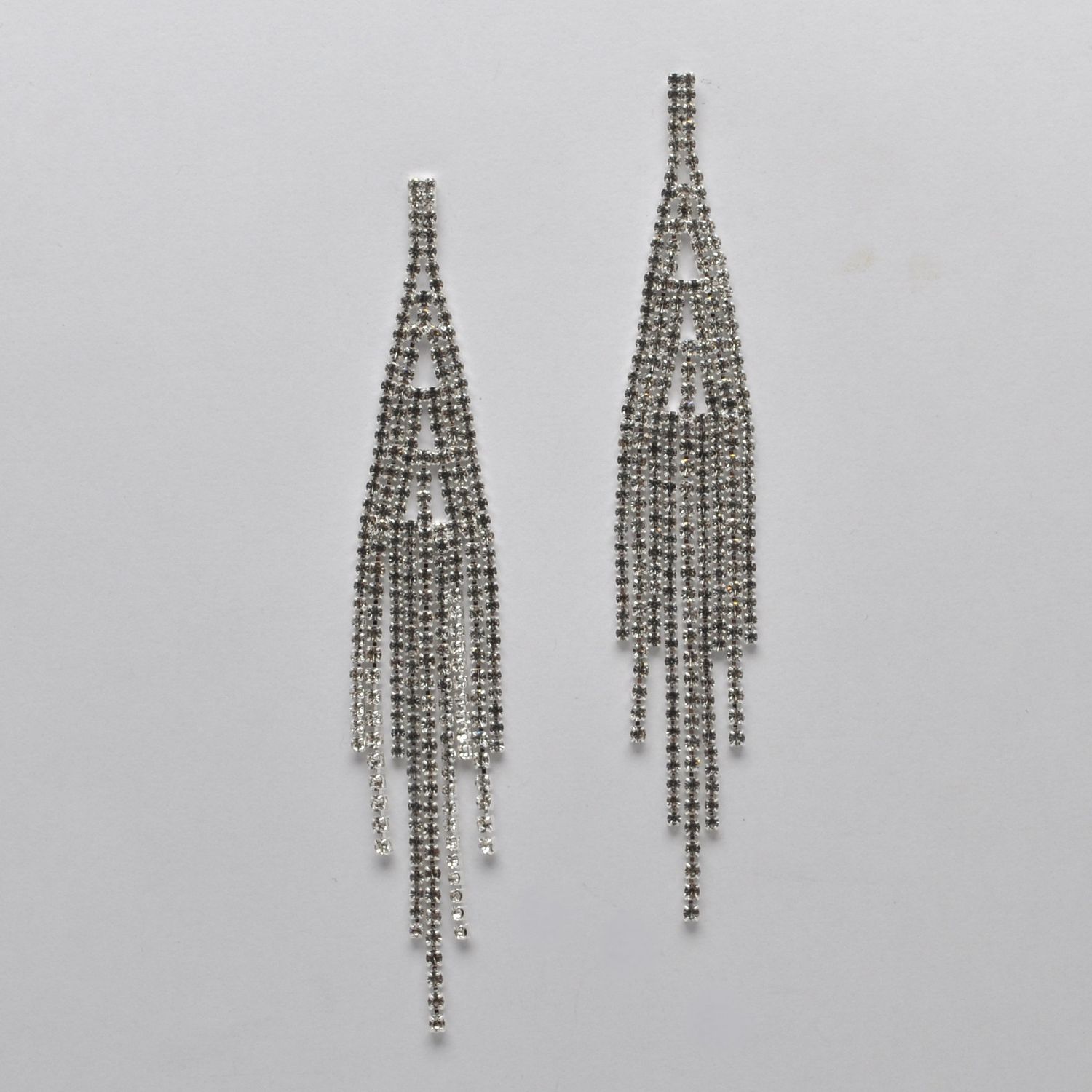 CC0077E1S CRYS/S LADDER STYLE &amp; TASSLE BTTM ER