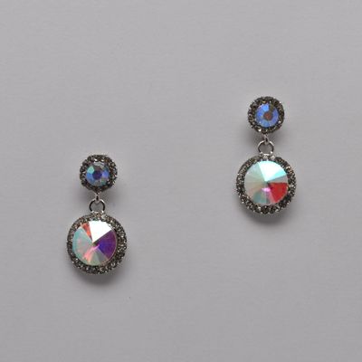 SI4850E3S1 AB/SIL TWO LNKD CIRC DRPS 1.5" EARR