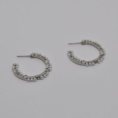 J41848E39S1 PEARL/S SMALL TRI PEARL CLUSTE