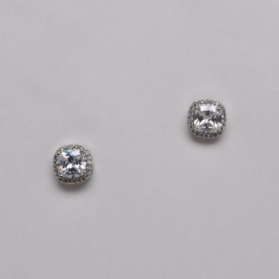 IM1064E1S CZ/SIL SQUARE EAR