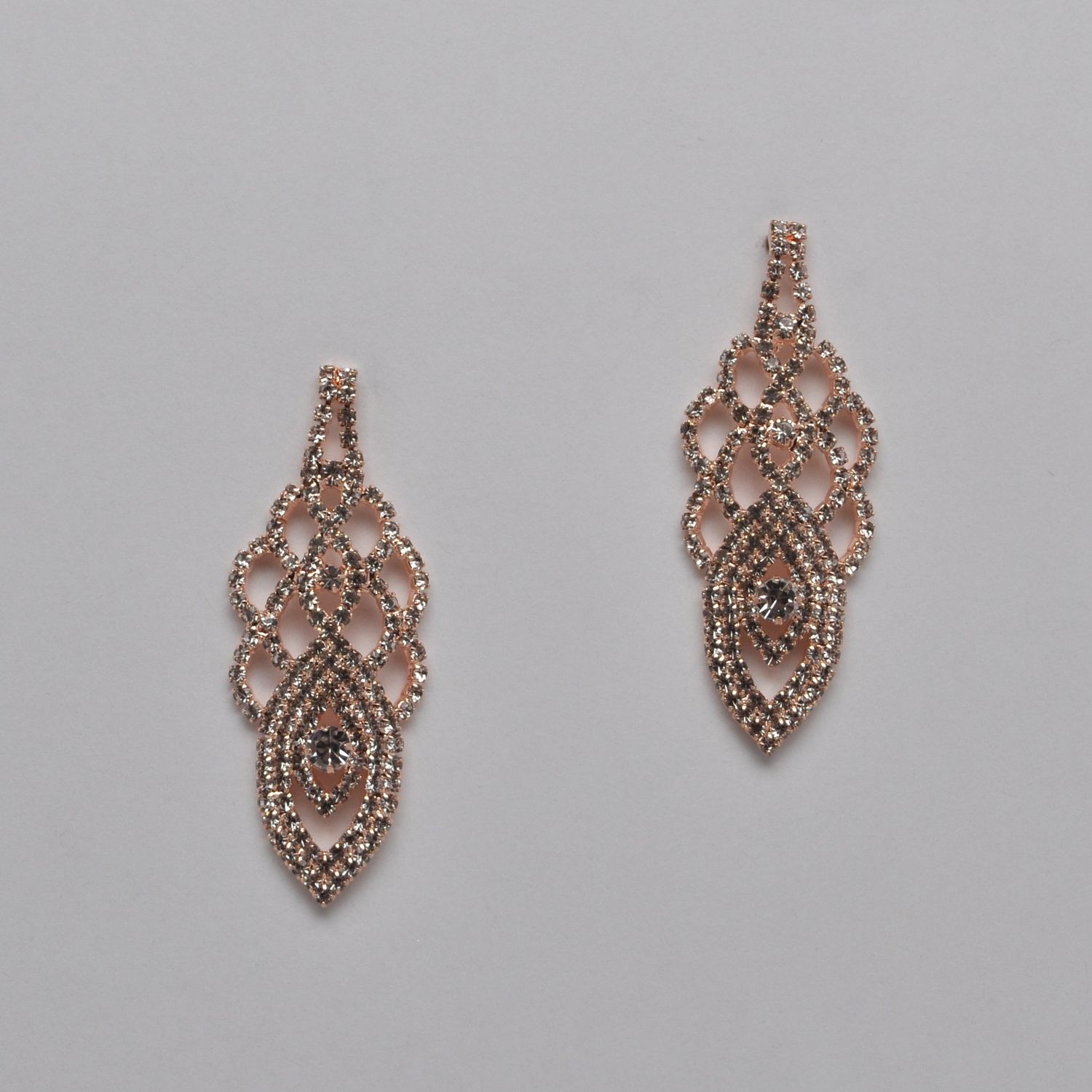 EN6443E1RG CLR/RG FRAMED SHP PST EAR