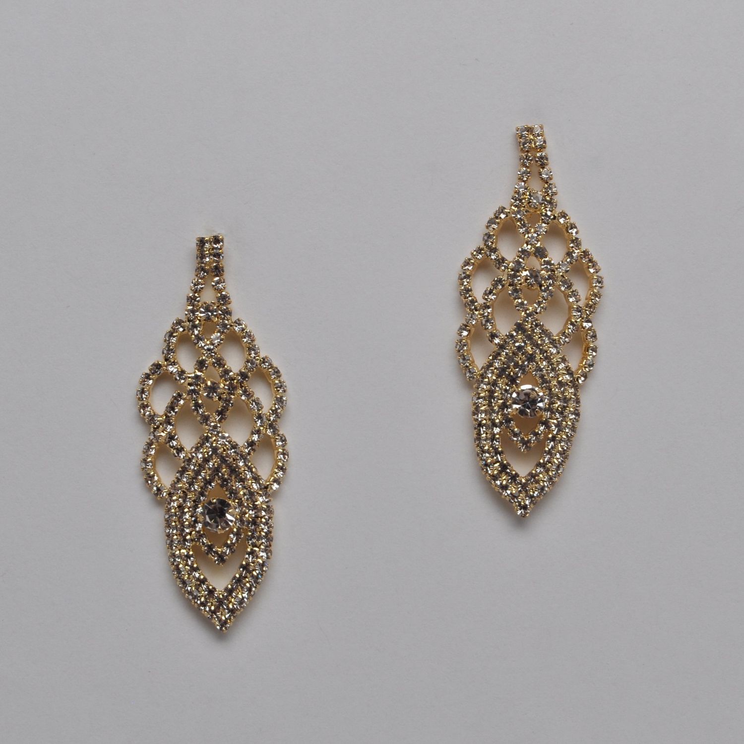 EN6443E1G CLR/G FRAMED SHP PST EAR