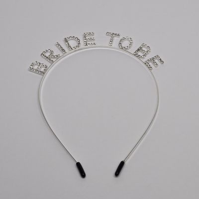 CJ2552T1S CLR/S BRIDE TO BE HEADBAND