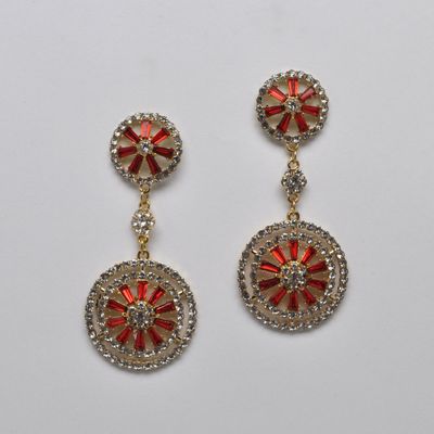 SI2115E9G1 SIAM/GLD LNKD ROUND SHP DNGL EAR