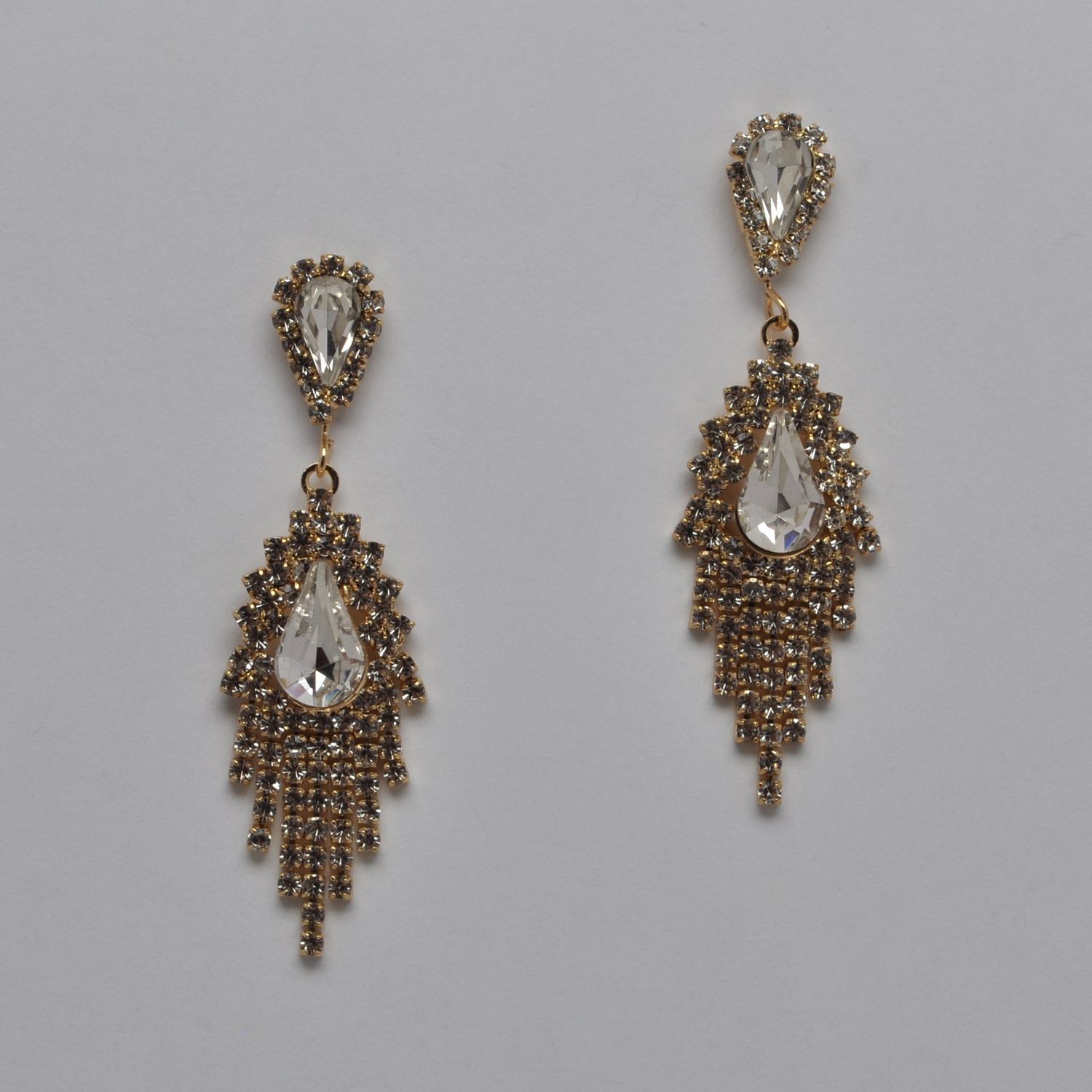 EN6526E1G CLR/G TRDRP TASSLE EAR