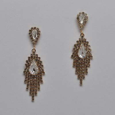 EN6526E1G CLR/G TRDRP TASSLE EAR